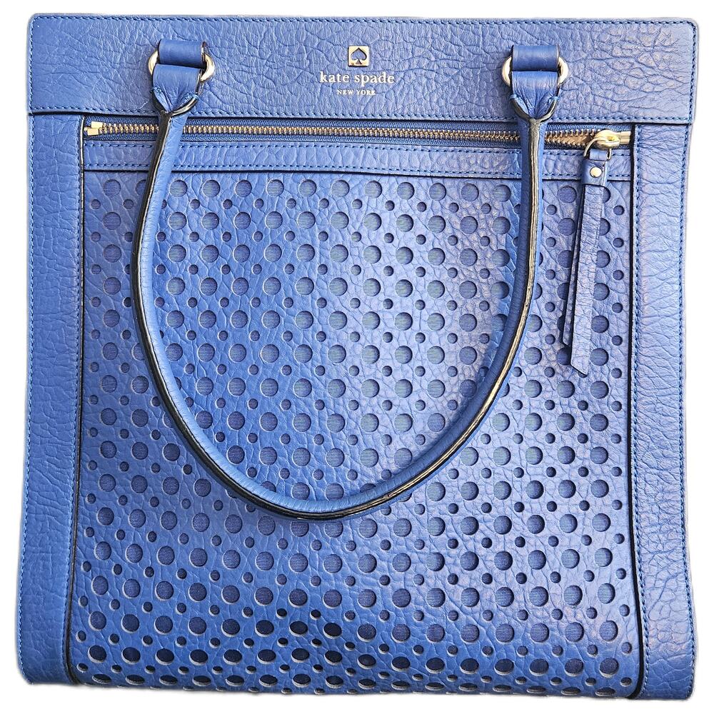 Kate Spade Large Top Handle Purse - Blue